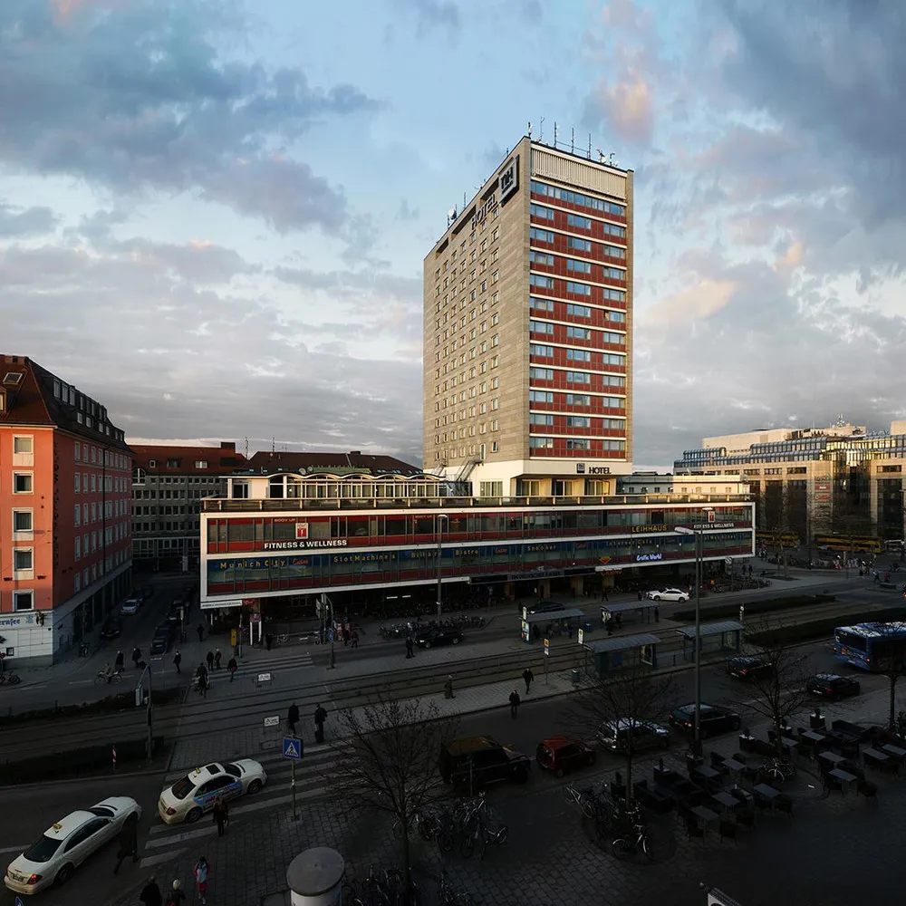 Manipulated Photography by Victor Enrich of a Munich Hotel