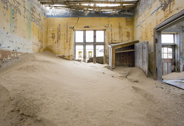 Kolmankop, an abandoned mining town in Namibia. (Photo by David Ogden/Caters News)