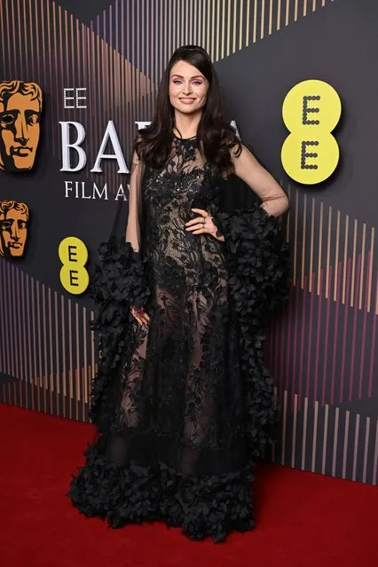 English singer-songwriter Sophie Ellis-Bextor attends the EE BAFTA Film Awards 2024 at The Royal Festival Hall on February 18, 2024 in London, England. (Photo by Gareth Cattermole/BAFTA/Getty Images for BAFTA)