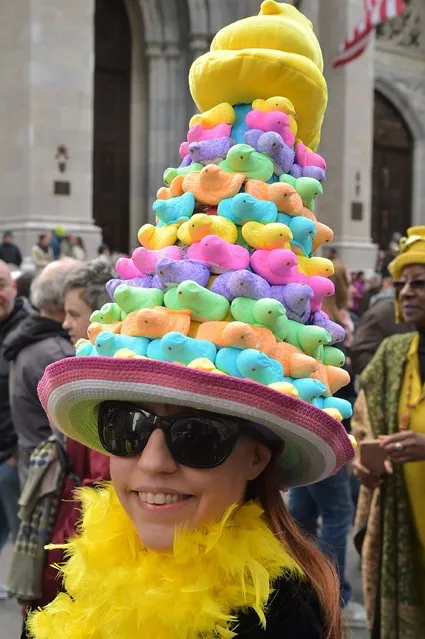 The 2016 New York City Easter Parade on March 27, 2016 in New York City. (Photo by Theo Wargo/Getty Images)