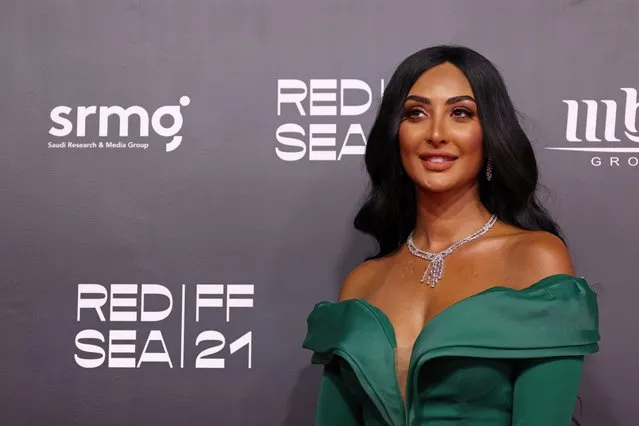 Egyptian actress Nour AlGhandour attends the Cyrano premiere during the Red Sea International Film Festival on December 06, 2021 in Jeddah, Saudi Arabia. (Photo by Tim P. Whitby/Getty Images for The Red Sea International Film Festival)