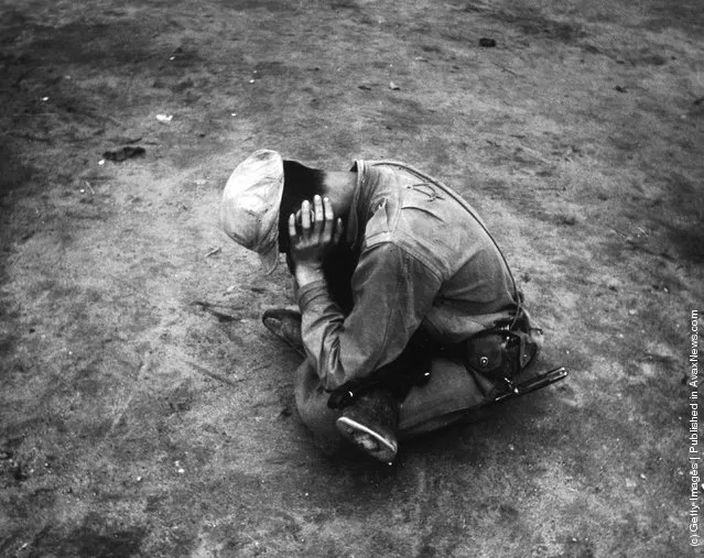 A weary and dispirited survivor of a lost battalion during the Korean War