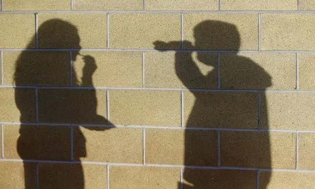 "Britain Soccer Football, Swansea City vs West Ham United, Premier League, Liberty Stadium on December 26, 2016. General view of the shadows of fans outside the stadium before the match. (Photo by Peter Cziborra/Reuters/Action Images/Livepic)