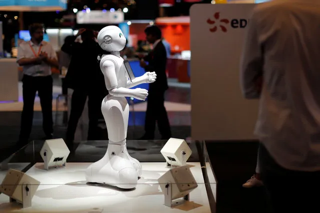 A robot is seen at the Viva Technology event in Paris, France, June 30, 2016. (Photo by Benoit Tessier/Reuters)