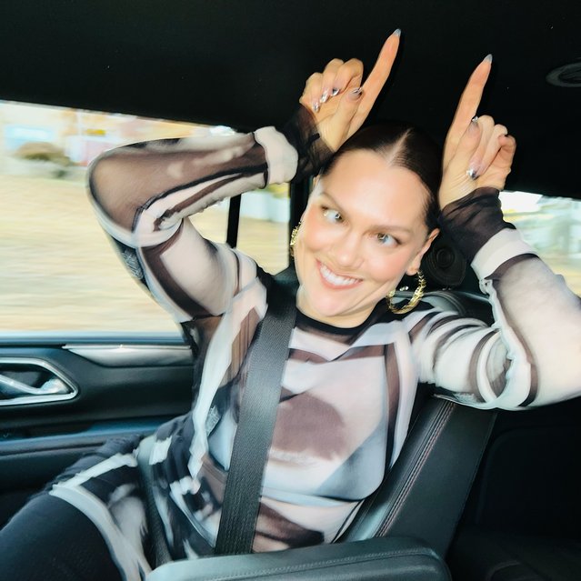 English singer-songwriter Jessie J gets silly on the gram in the last decade of October 2024. (Photo by jessiej/Instagram)