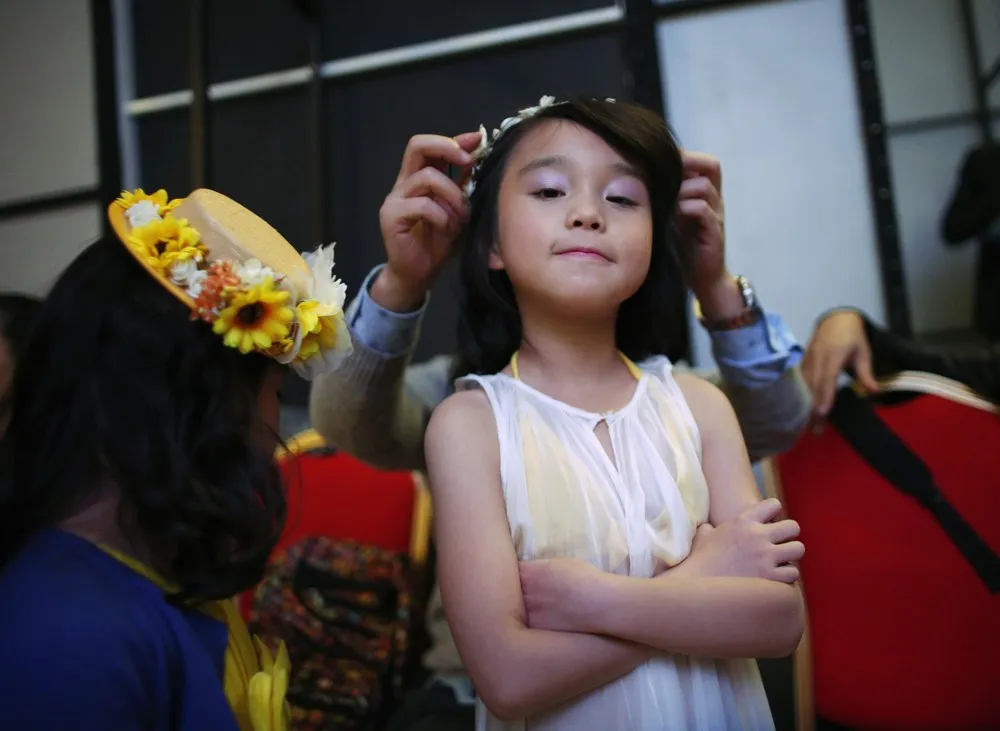 Children at China Fashion Week