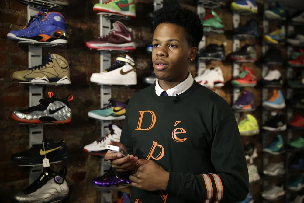 A 16-year-old NY Teen Runs Sneaker Pawnshop