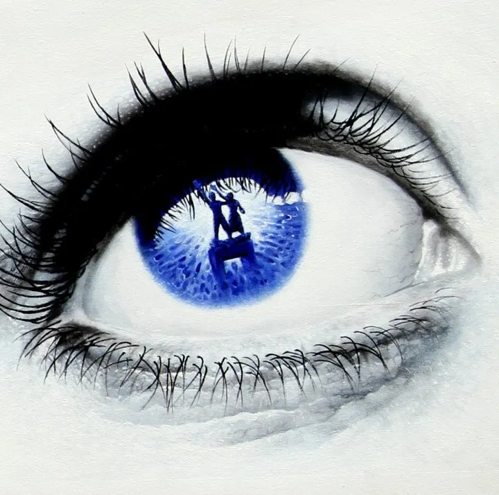 Photorealistic Paintings of Eyes by Veri Apriyatno