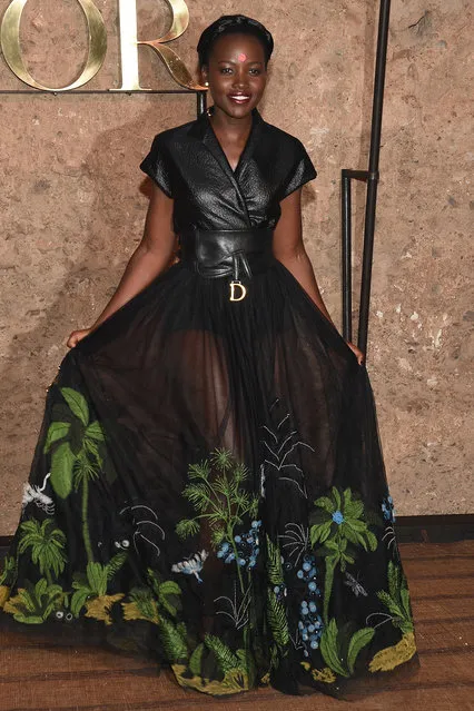 Actress Lupita Nyong'o attends the Christian Dior Couture S/S20 Cruise Collection on April 29, 2019 in Marrakech, Morocco. (Photo by Stephane Cardinale – Corbis/Corbis via Getty Images)