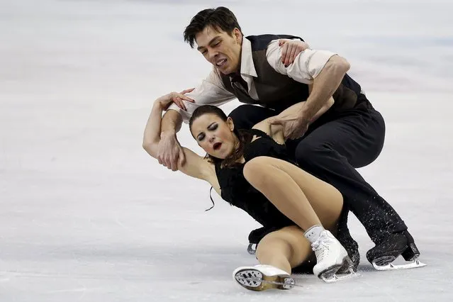 Figure Skating, ISU World Figure Skating Championships, Ice Dance Free Dance, Boston, Massachusetts, United States on March 31, 2016: Federica Testa and Lukas Csolley of Slovakia compete. (Photo by Brian Snyder/Reuters)