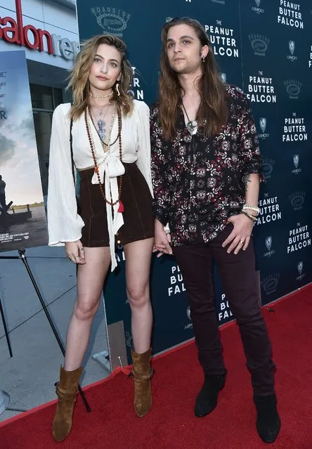 Paris Jackson and Gabriel Glenn attend the LA Special Screening of Roadside Attractions' “The Peanut Butter Falcon” at ArcLight Hollywood on August 01, 2019 in Hollywood, California. (Photo by Axelle/Bauer-Griffin/FilmMagic)