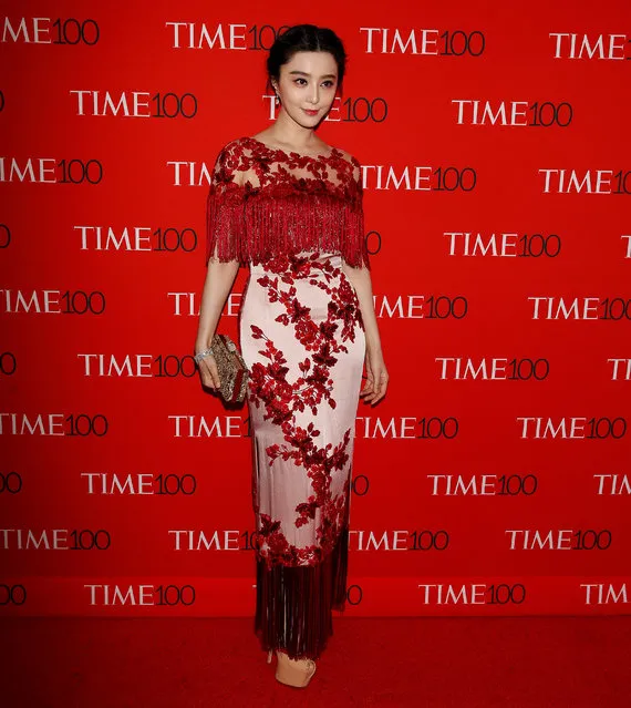 Actor Fan Bingbing arrives for the Time 100 Gala in the Manhattan borough of New York on April 25, 2017. (Photo by Carlo Allegri/Reuters)