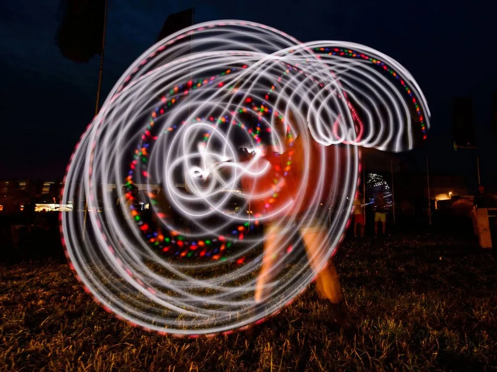 Glastonbury 2014 Festival-goers