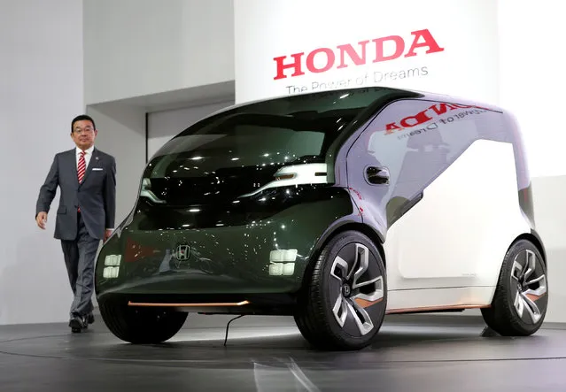 Honda Motor displays Honda NeuV concept during media preview of the 45th Tokyo Motor Show in Tokyo, Japan on October 25, 2017. (Photo by Toru Hanai/Reuters)