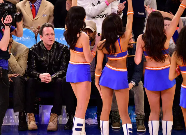 Dean Winters attends New York Knicks Vs Orlando Magic game at Madison Square Garden on April 3, 2018 in New York City. (Photo by James Devaney/Getty Images)