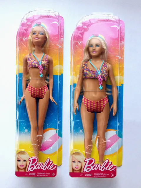 Artist Nickolay Lamm recreates Barbie with real-life proportions