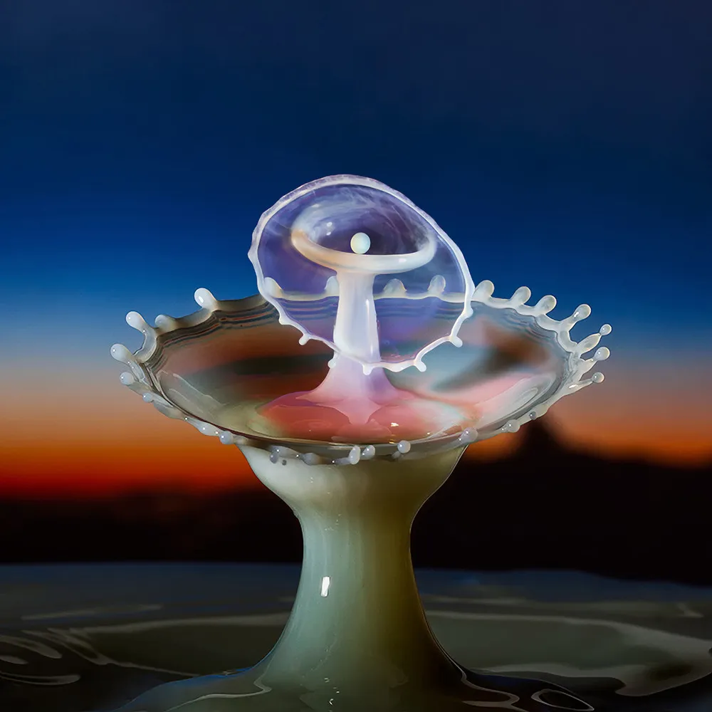 Ultra-high Speed Photos of Water Droplets