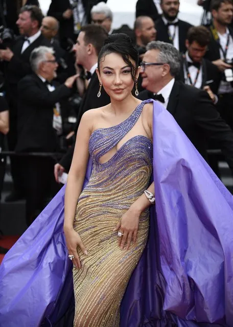 Chinese-American socialite Jessica Wang attends the screening of “Forever Young (Les Amandiers)” during the 75th annual Cannes film festival at Palais des Festivals on May 22, 2022 in Cannes, France. (Photo by Gareth Cattermole/Getty Images)