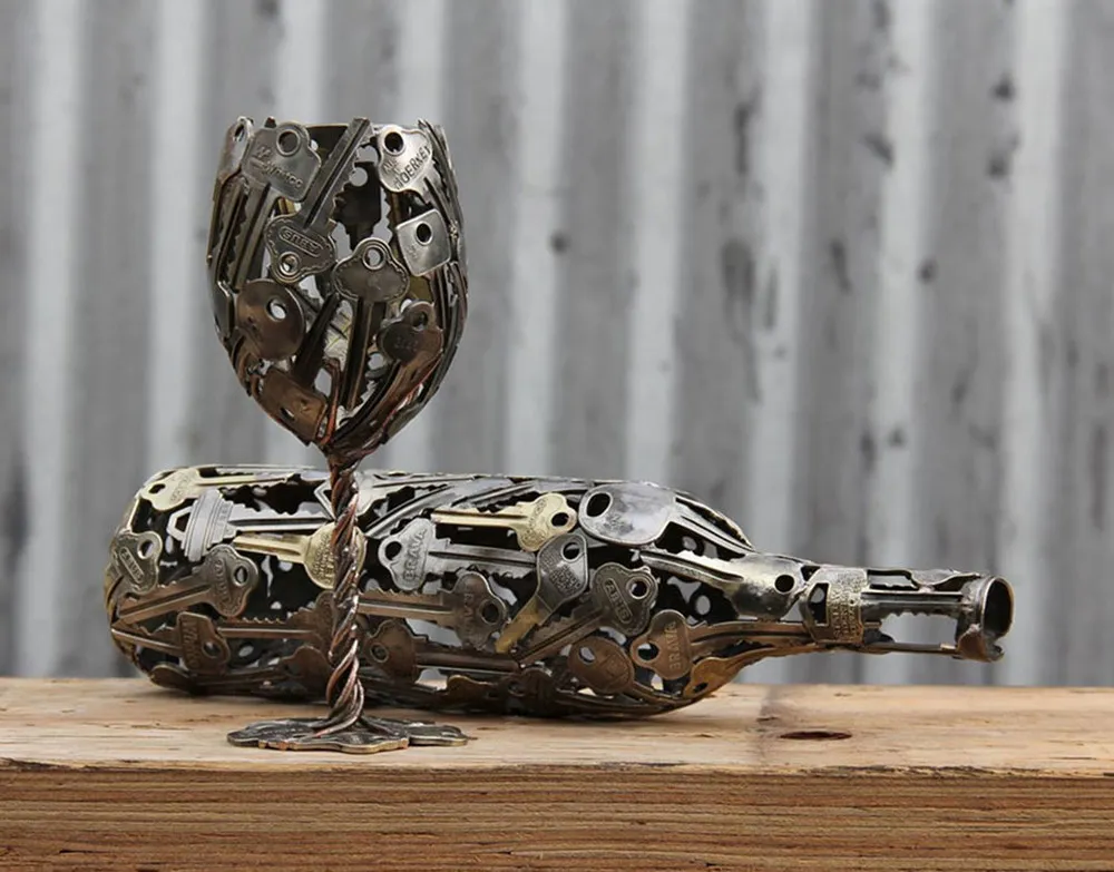 Old Keys Sculptures by Michael Moerkerk