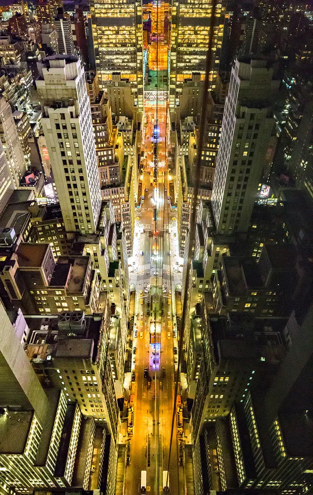 Photos of New York Reflected in Glass