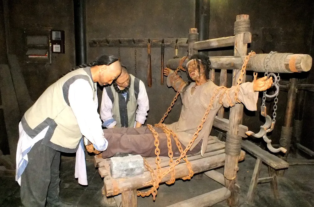 Exhibition of Ancient Torture Instruments in China