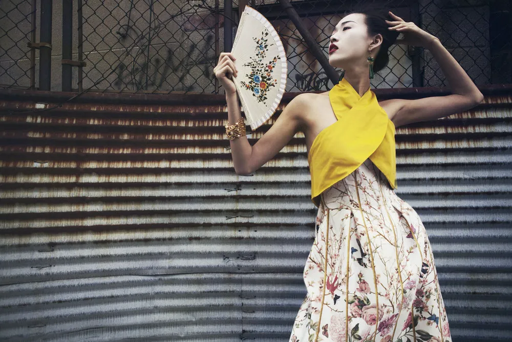 Tian Yi by Oliver Stalmans for «Elle» Vietnam May 2013