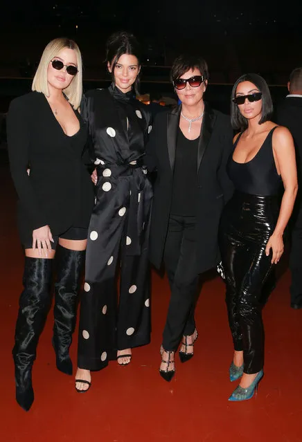 (L-R) Khloe Kardashian, Kendall Jenner, Kris Jenner and Kim Kardashian West attend the first annual “If Only” Texas hold'em charity poker tournament benefiting City of Hope at The Forum on July 29, 2018 in Inglewood, California. (Photo by Rich Fury/Getty Images)