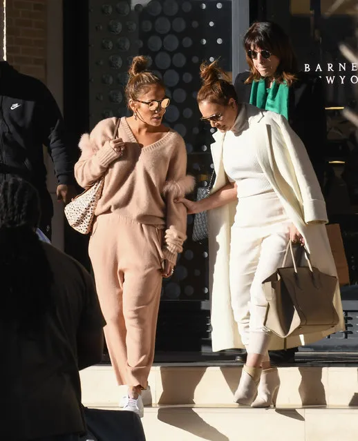 Jennifer Lopez and Leah Remini are seen on December 20, 2018 in Los Angeles, California. (Photo by BG002/Bauer-Griffin/GC Images)