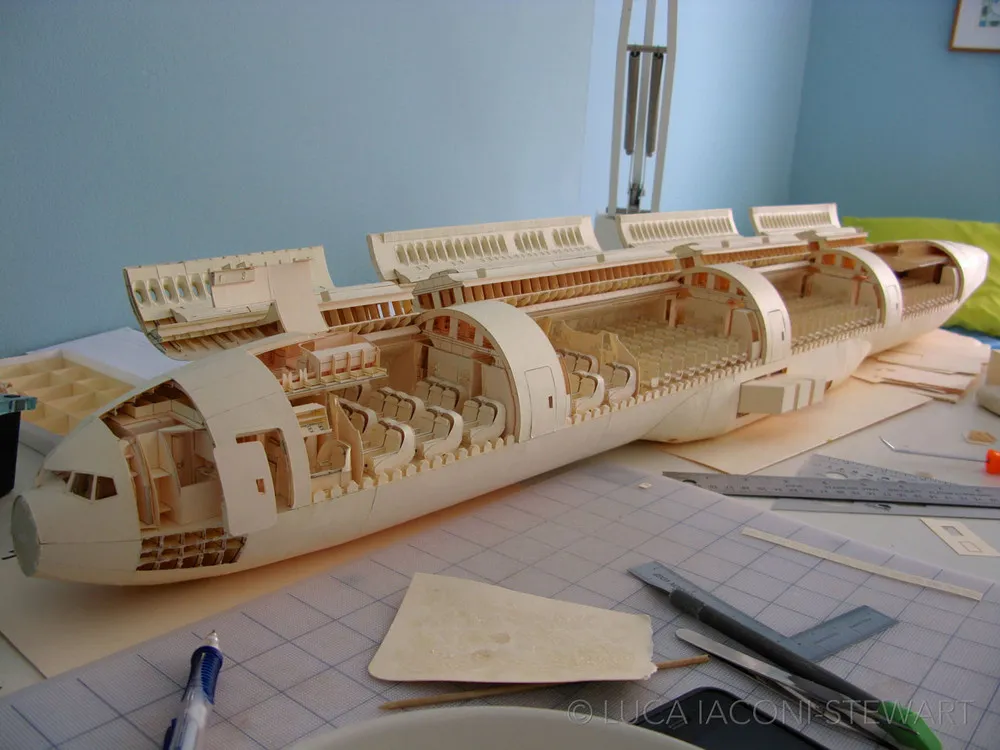  Realistic Paper Boeing 777 by Luca Laconi Stewart