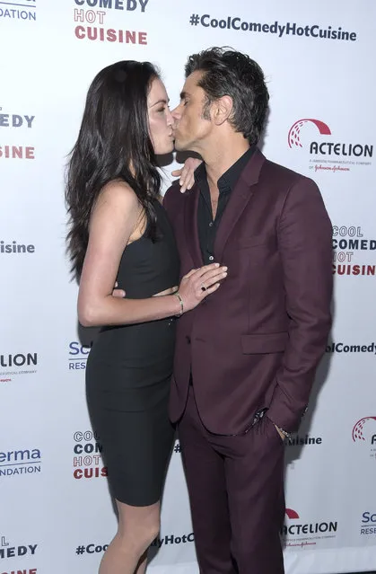 Caitlin McHugh and John Stamos attend Bob Saget's Cool Comedy Hot Cuisine presented by the Scleroderma Research Foundation at the Beverly Wilshire Four Seasons Hotel on April 25, 2019 in Beverly Hills, California. (Photo by Michael Tullberg/Getty Images)