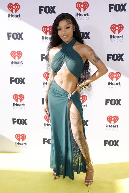 American rapper from Memphis GloRilla attends the 2024 iHeartRadio Music Awards at Dolby Theatre on April 01, 2024 in Hollywood, California. (Photo by Frazer Harrison/Getty Images)
