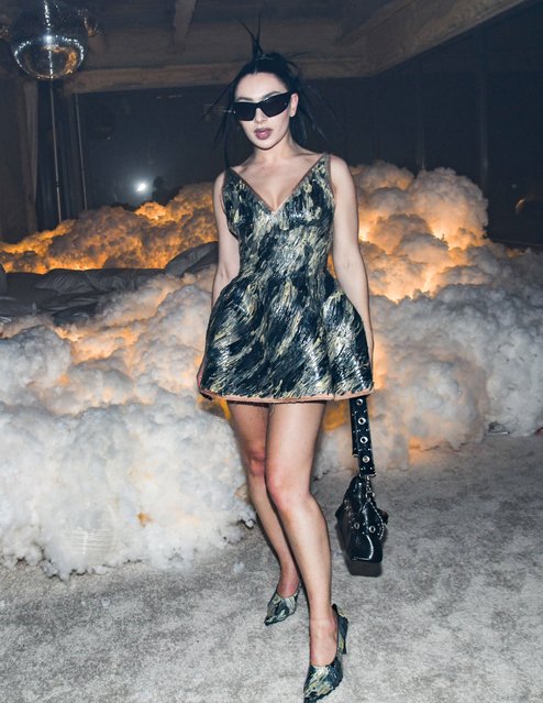 English singer and songwriter Charli XCX at the Après Met 2 Met Gala After Party hosted by Carlos Nazario, Emily Ratajkowski, Francesco Risso, Paloma Elsesser, Raul Lopez and Renell Medra on May 6, 2024 in New York, New York. (Photo by Aurora Rose/WWD via Getty Images)