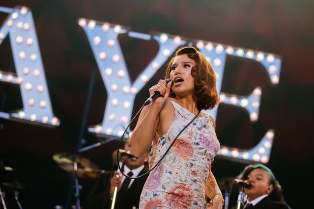 British singer Raye performs at Jazz Open 2025 at Altes Schloss on July 07, 2025 in Stuttgart, Germany. (Photo by Thomas Niedermueller/Getty Images)
