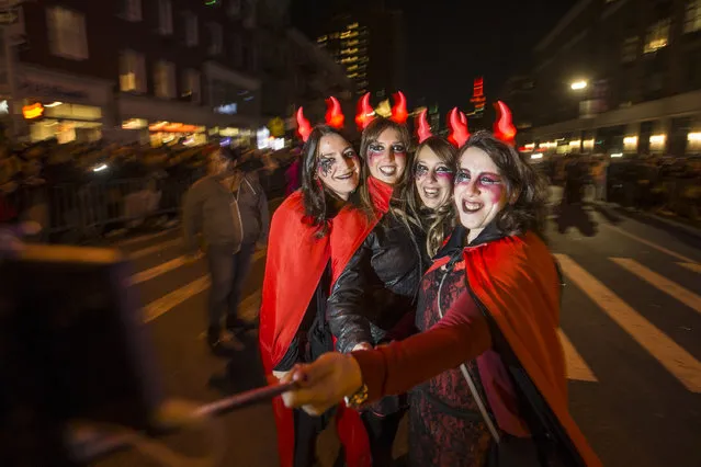 The 2016 Greenwich Village Halloween parade, October 31, 2016 in the Manhattan borough of New York City. (Photo by Anthony Causi)