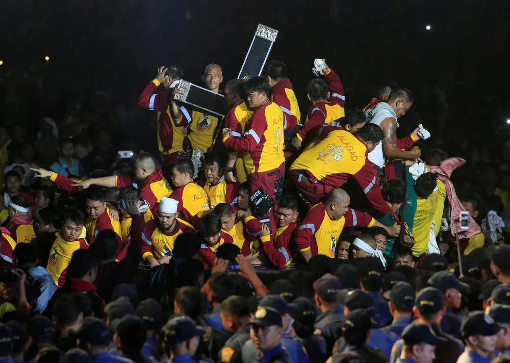Huge Catholic Procession in Manila