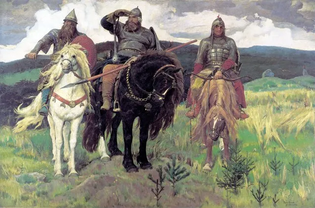 Super Mario And Three Russian Bogaturs (Video)