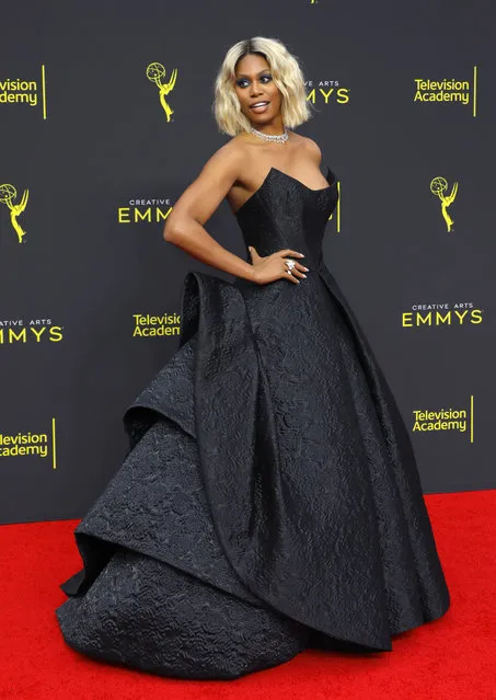 Laverne Cox attends the 2019 Creative Arts Emmy Awards on September 15, 2019 in Los Angeles, California. (Photo by JC Olivera/WireImage)