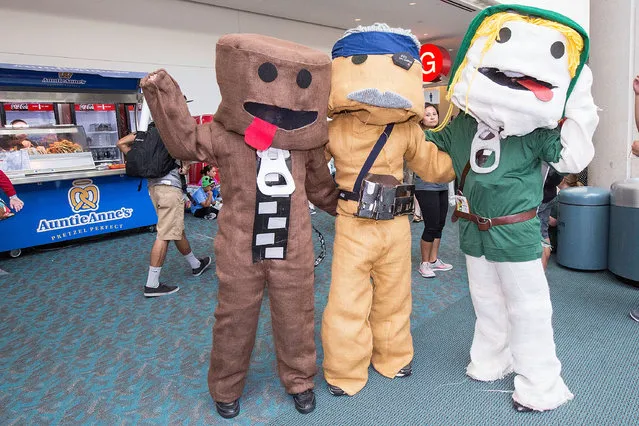 Costumed fans attend Comic-Con International at San Diego Convention Center on July 12, 2015 in San Diego, California. (Photo by Daniel Knighton/FilmMagic)