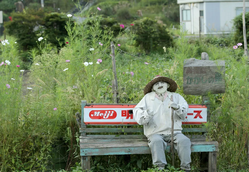 A Scarecrow Village in Japan