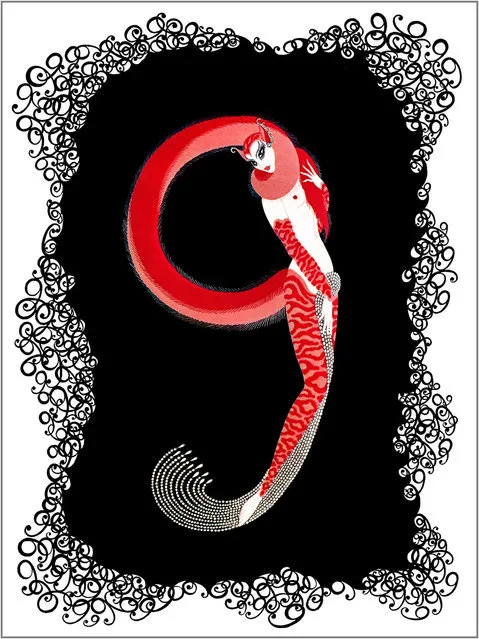 Romain de Tirtoff (Erte) – The Number Nine