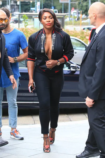 Serena Williams is seen on September 21, 2016 in Milan, Italy. (Photo by Robino Salvatore/GC Images)