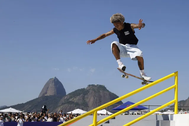 Gabryel Aguilar competes in the final of the Red Bull Rio Conquest on May 28, 2023 in Rio de Janeiro, Brazil. (Photo by Wagner Meier/Getty Images)