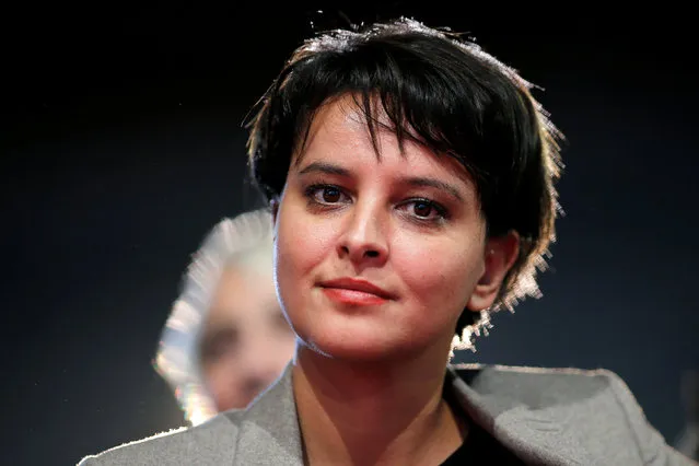 French Education Minister Najat Vallaud-Belkacem attends the convention of the Belle Alliance Populaire (Nice Popular Union), a gathering aiming at uniting democrats, socialists, ecologists, intellectuals, associative activists and trade unionists ahead of the 2017 French presidential election in Paris, France, December 3, 2016. (Photo by Benoit Tessier/Reuters)