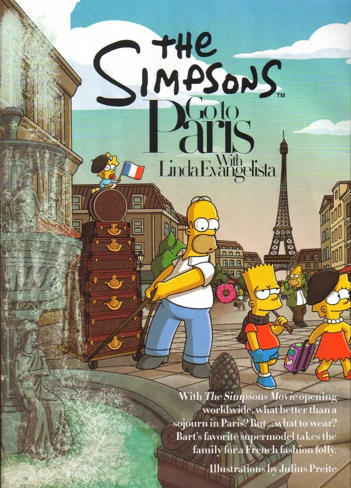 The Simpsons Go To Paris