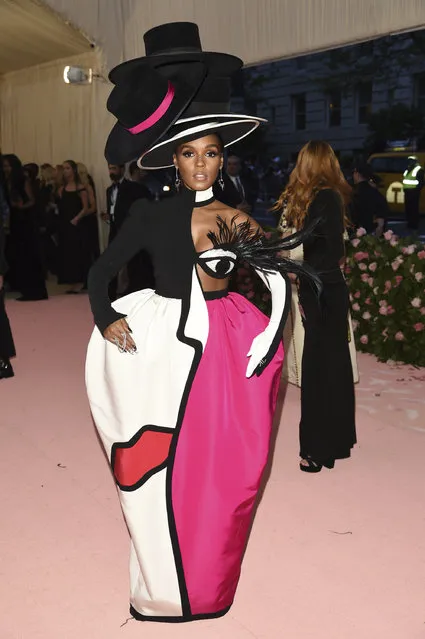 Janelle Monae attends The Metropolitan Museum of Art's Costume Institute benefit gala celebrating the opening of the “Camp: Notes on Fashion” exhibition on Monday, May 6, 2019, in New York. (Photo by Evan Agostini/Invision/AP Photo)