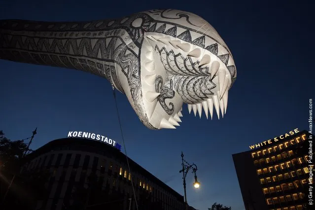 Plasticiens Volants Fly Inflatable Puppets Over Berlin