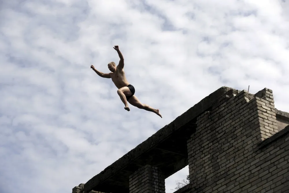 Bathing in an Abandoned Prison