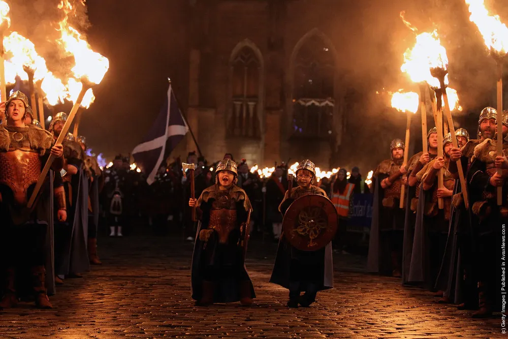Viking Ceremony Kicks Off Edinburgh Hogmanay Celebrations
