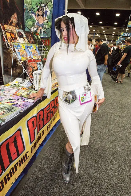 A costumed fan attends Comic-Con International at San Diego Convention Center on July 12, 2015, in San Diego, California. (Photo by Daniel Knighton/FilmMagic)