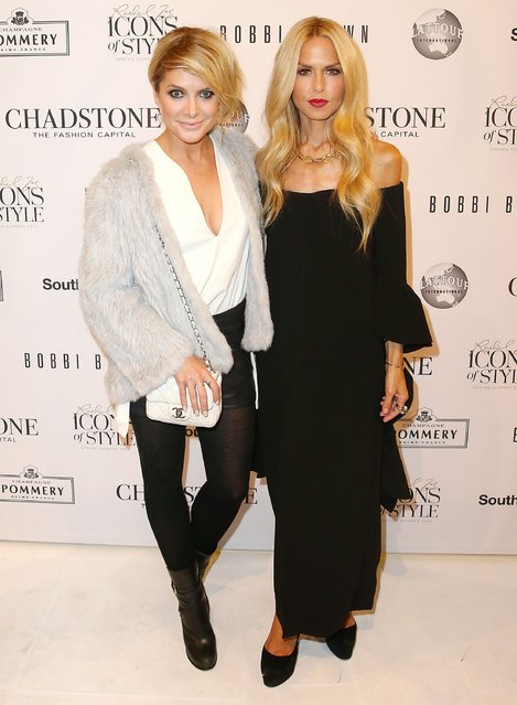 Natalie Bassingthwaighte and Rachel Zoe arrive to attend the “Icons of Style” campaign launch at Chadstone Shopping Centre on August 20, 2015 in Melbourne, Australia. (Photo by Scott Barbour/Getty Images)